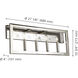 Jordan 4 Light 27.12 inch Satin Nickel Bath Vanity Wall Light