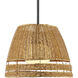 Barbary 3 Light 52.75 inch Black Outdoor Chandelier
