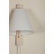 Ellen 1 Light Aged Brass/Wood Whitewash Plug-In Sconce Wall Light