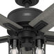 Astwood II 52 inch Matte Black with Dark Gray Oak and Matte Black Blades Ceiling Fan