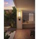 Aspen LED 32.88 inch Black Exterior Wall Sconce