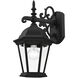 Hamilton 1 Light 15 inch Textured Black Outdoor  Wall Lantern