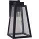 Sorano 1 Light 7.25 inch Textured Black Outdoor Lantern