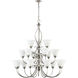 Spencer 18 Light 38.5 inch Classic Nickel Chandelier Ceiling Light