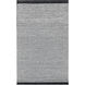 Myra 36 X 24 inch Black/White Rug in 2 x 3