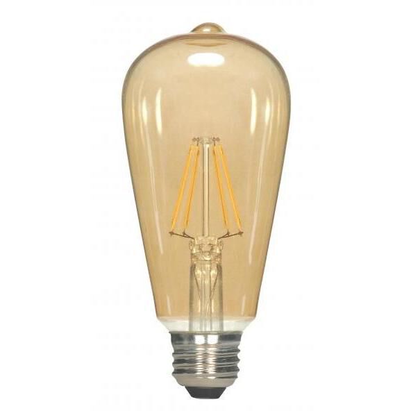 Lumos LED ST19 Medium E26 6.5 watt 120V 2000K Light Bulb 