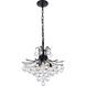 Toureg 6 Light 16 inch Black and Clear Pendant Ceiling Light in Royal Cut