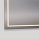 Track 36 X 36 inch Black LED Lighted Mirror, Vanita by Oxygen