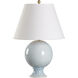 Sphere 19 inch 100.00 watt Blue Table Lamp Portable Light