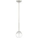 Spyglass 1 Light 6.5 inch Satin Platinum Mini Pendant Ceiling Light