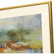 Waterside Blue and Green and Rust and Turquoise Framed Art