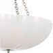 AERIN Rosehill LED 28 inch Polished Nickel Bowl Chandelier Ceiling Light