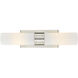 Ballston Urban 2 Light 18 inch Satin Nickel Bath Vanity Light Wall Light in White