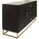 Lexington 61 X 18 inch Ebony and Gold Sideboard