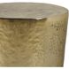 Morroni 21 X 18 inch Antique Brass Accent Table