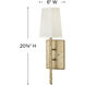 Tress 1 Light 6 inch Champagne Gold ADA Indoor Wall Sconce Wall Light