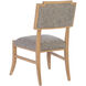 Melanie Blonde Ash Wood/Brass Side Chair