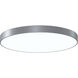 Pi LED 30 inch Bright Satin Aluminum Flush Mount Ceiling Light