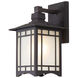 Canada 1 Light 12.4 inch Bronze Outdoor Wall Sconce