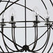 Solaris 6 Light 28.5 inch English Bronze Outdoor Chandelier