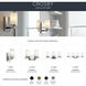 Crosby 3 Light 23 inch Chrome Wall Mt Bath 3 Arm Wall Light
