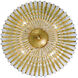 Rylee 4 Light 18.5 inch Antique Gold Flush Ceiling Light