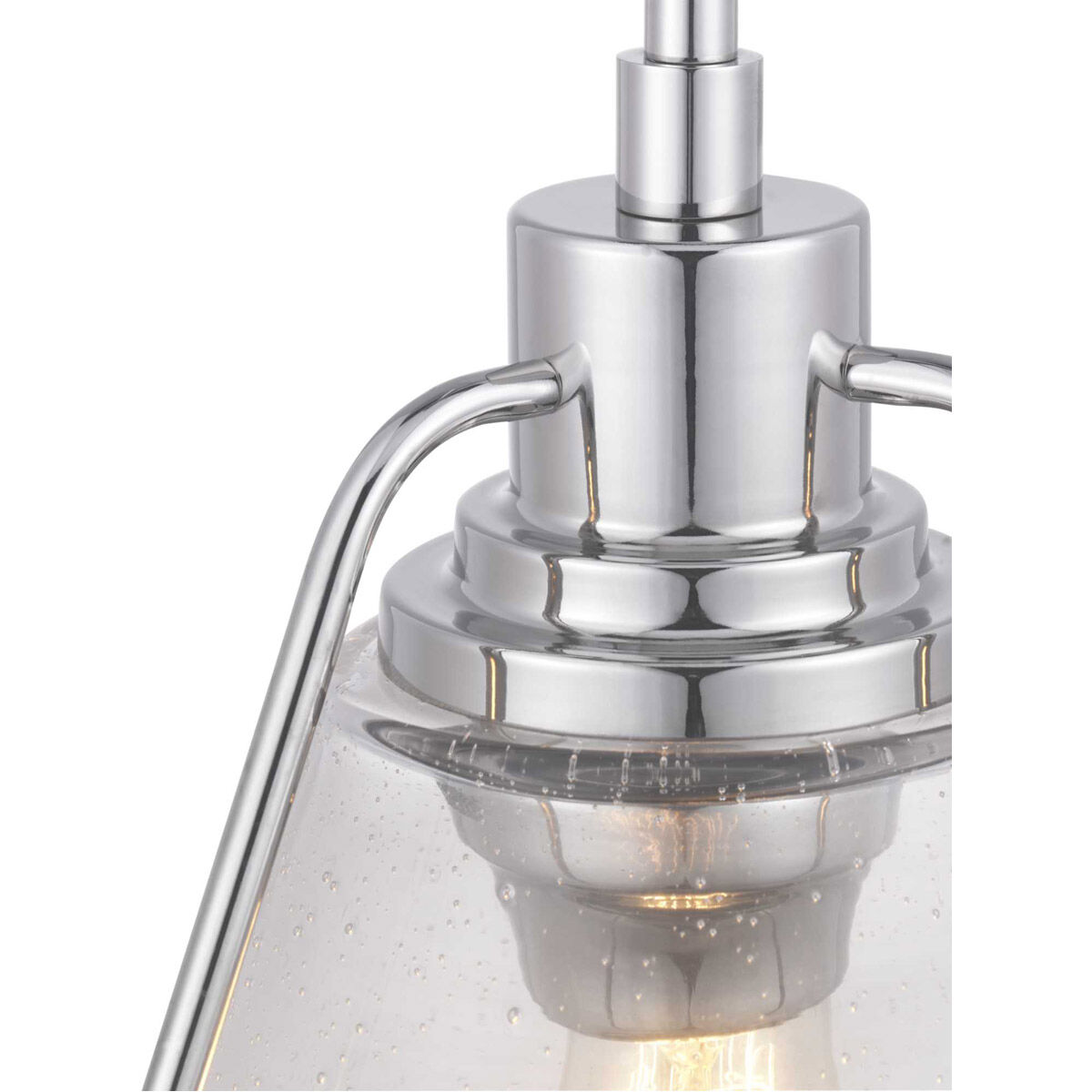 Fano 1 Light Polished Nickel Pendant Ceiling Light