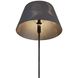 Xena Burnt Iron Floor Lamp Portable Light