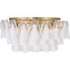 Verla Crest 11 Light 31.25 inch Legacy Brass Flush Mount Ceiling Light