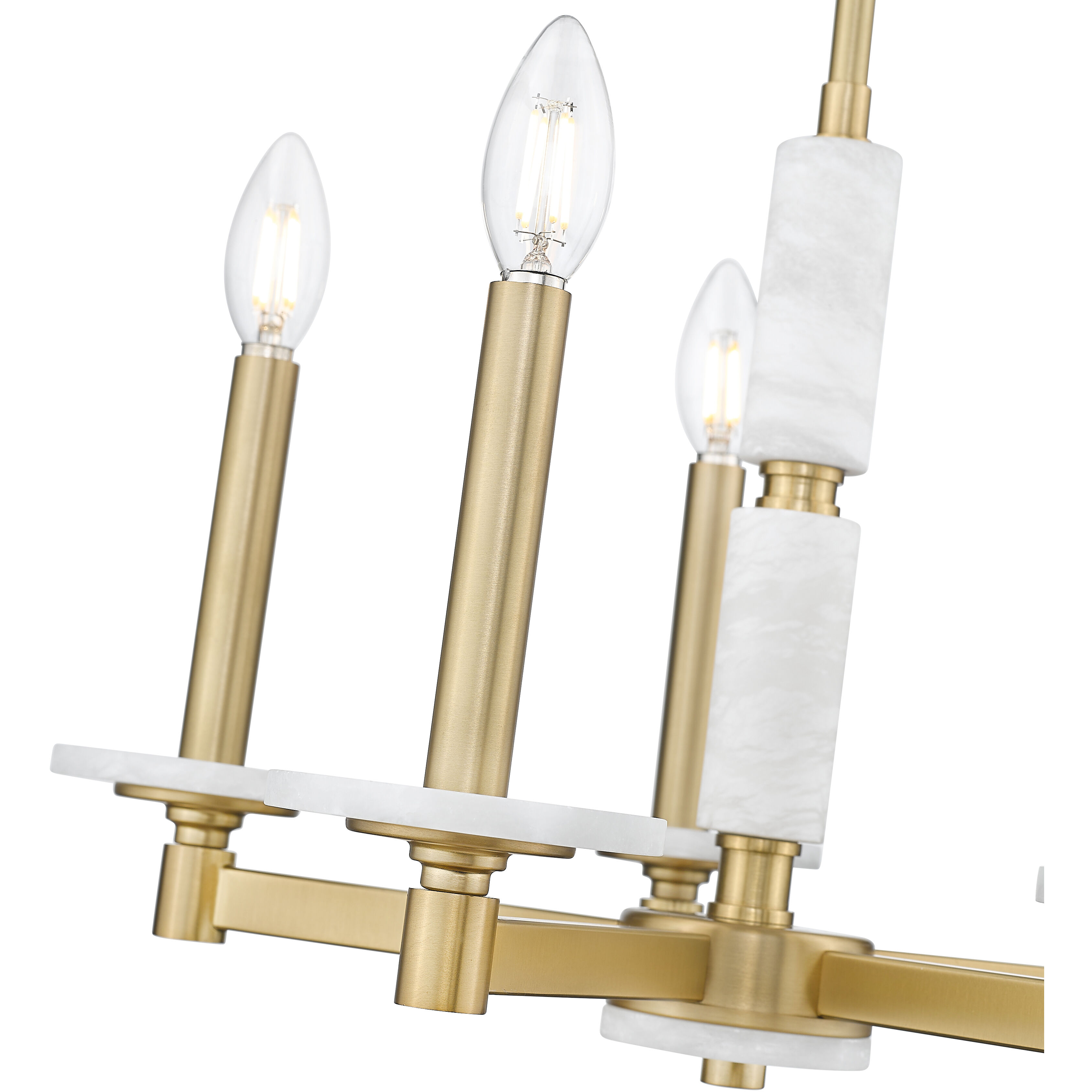 Kaden 5 Light 18 inch Modern Gold Chandelier Ceiling Light