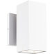 Kubular 2 Light 5 inch Matte White Wall Sconce Wall Light