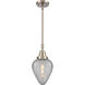 Franklin Restoration Geneseo LED 7 inch Brushed Satin Nickel Mini Pendant Ceiling Light