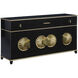 Palm Beach 59.75 inch Black Buffet Cabinet