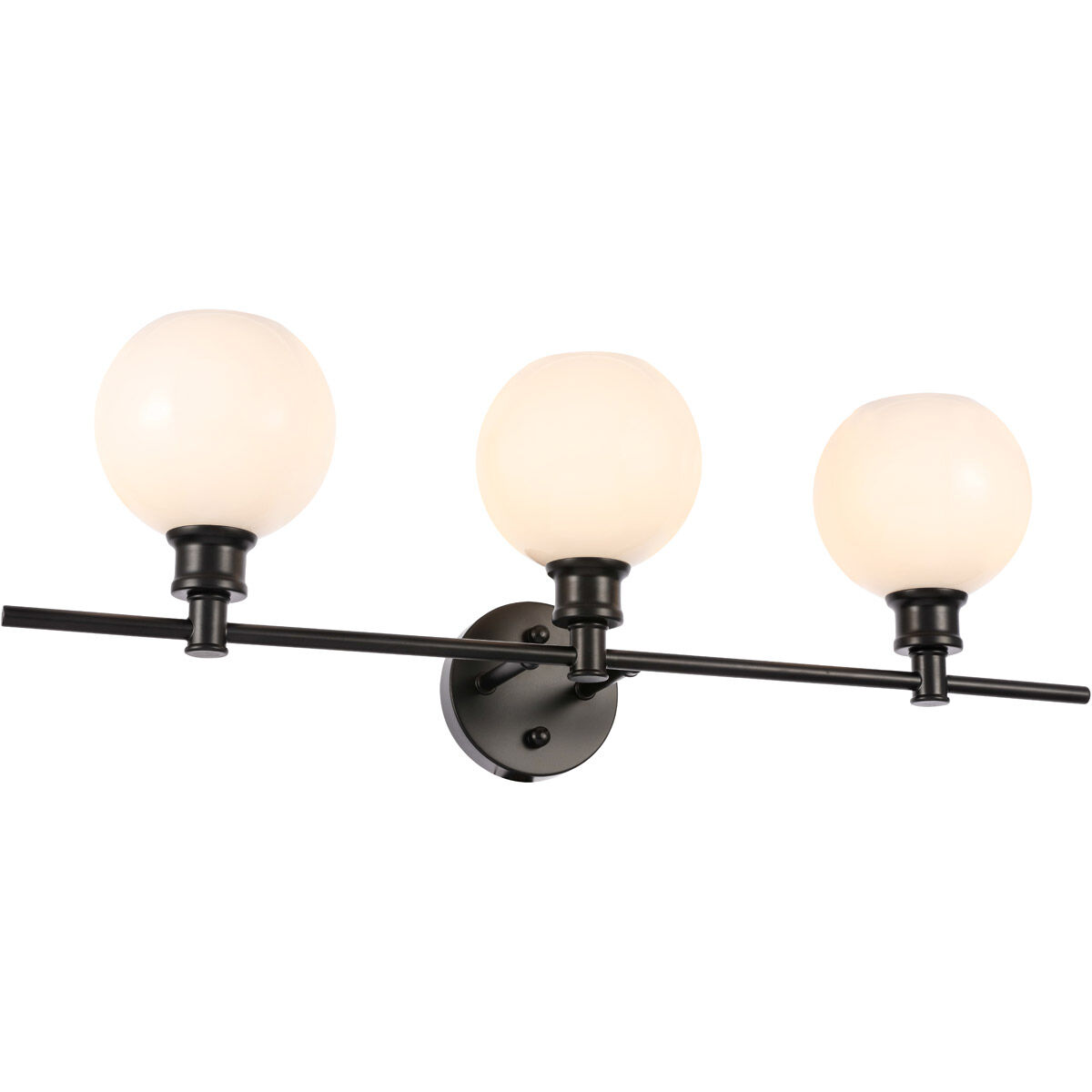 Syracuse 3 Light 28 inch Black Wall sconce Wall Light