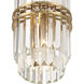 Hayes 4 Light 8 inch Aged Brass Chandelier Ceiling Light