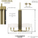 Chelsea 5 Light 30 inch Soft Brass Chandelier Ceiling Light