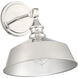 Vintage 1 Light 10 inch Polished Nickel Wall Sconce Wall Light
