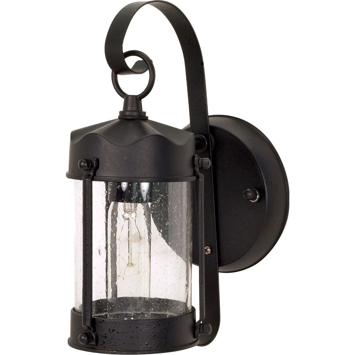 Brentwood 1 Light 11 inch Textured Black Outdoor Wall Lantern