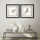Flight of Gold Metallic and Black and White Framed Art, The Studio