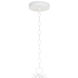Clam 12 Light 37.5 inch White Chandelier Ceiling Light
