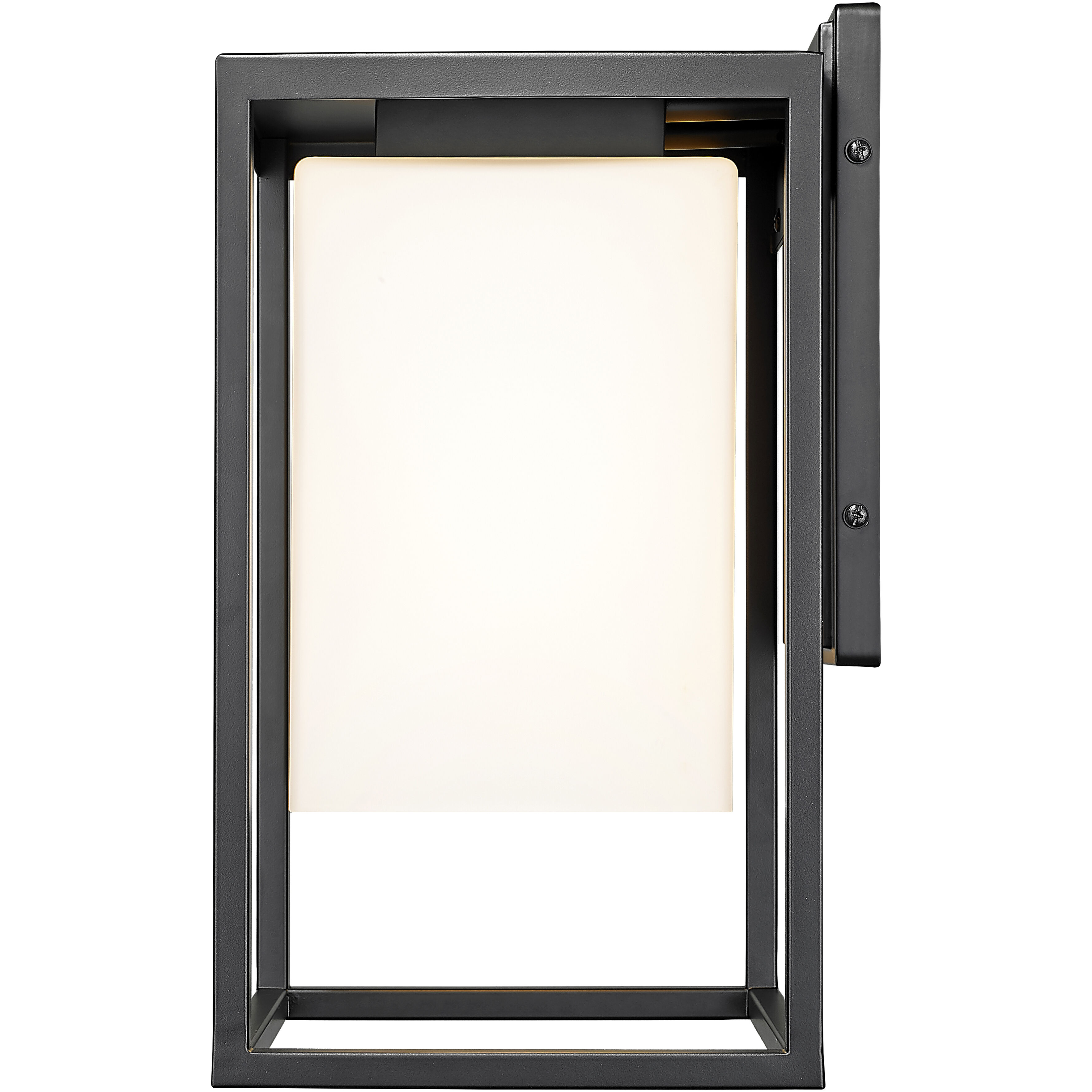 Gladwin 1 Light 10.5 inch Matte Black Exterior Wall Lantern