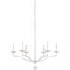Sean Lavin Annie 6 Light 32.5 inch Plaster White Chandelier Ceiling Light