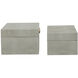 Anita Gray Faux and Gold Decorative Storage Box