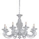 Metropolitan Family Collection 8 Light 28.75 inch Chrome Chandelier Ceiling Light