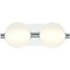 Palmas 2 Light 15 inch Polished Nickel Vanity Light Wall Light