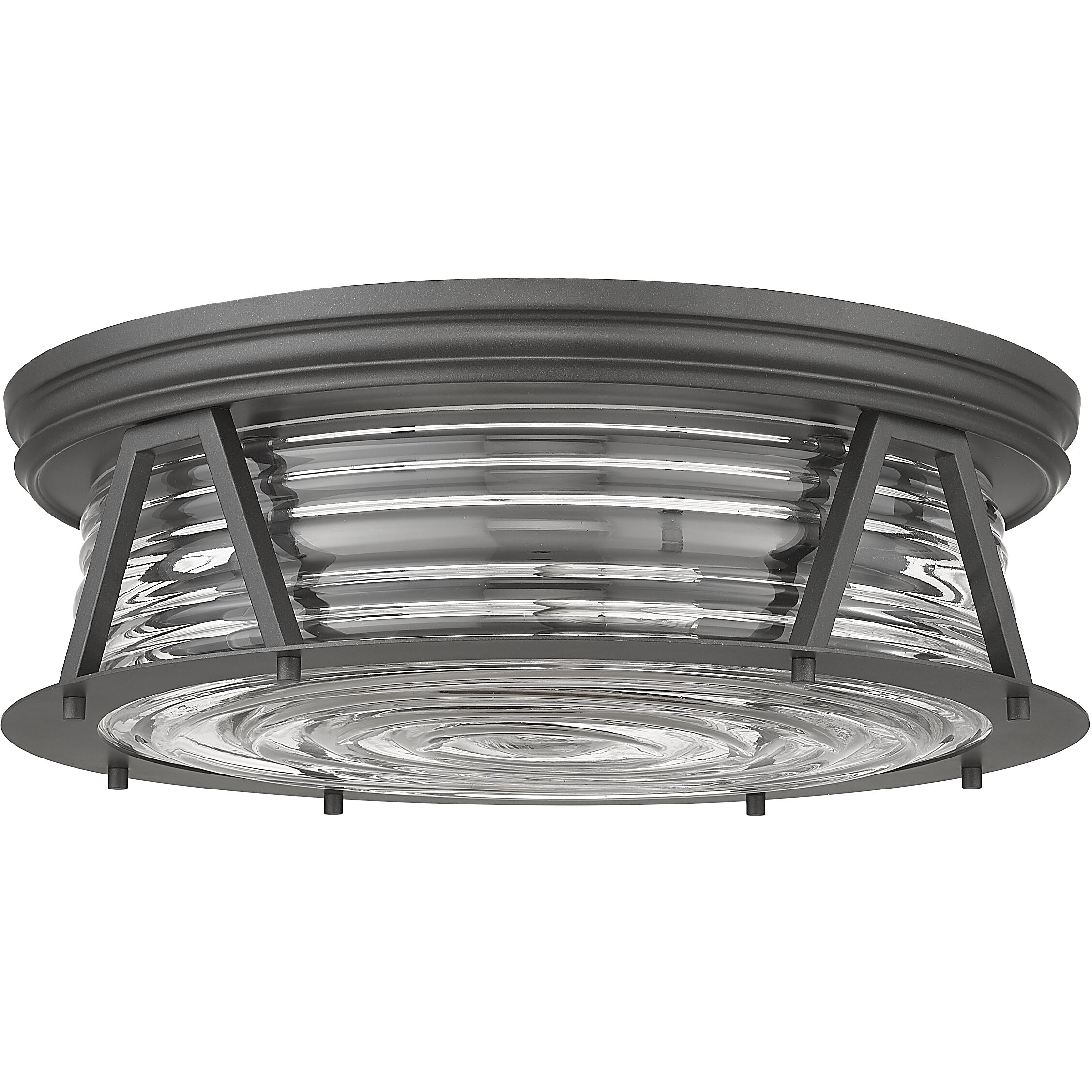 Cape Harbor 4 Light 20 inch Bronze Flush Mount Ceiling Light