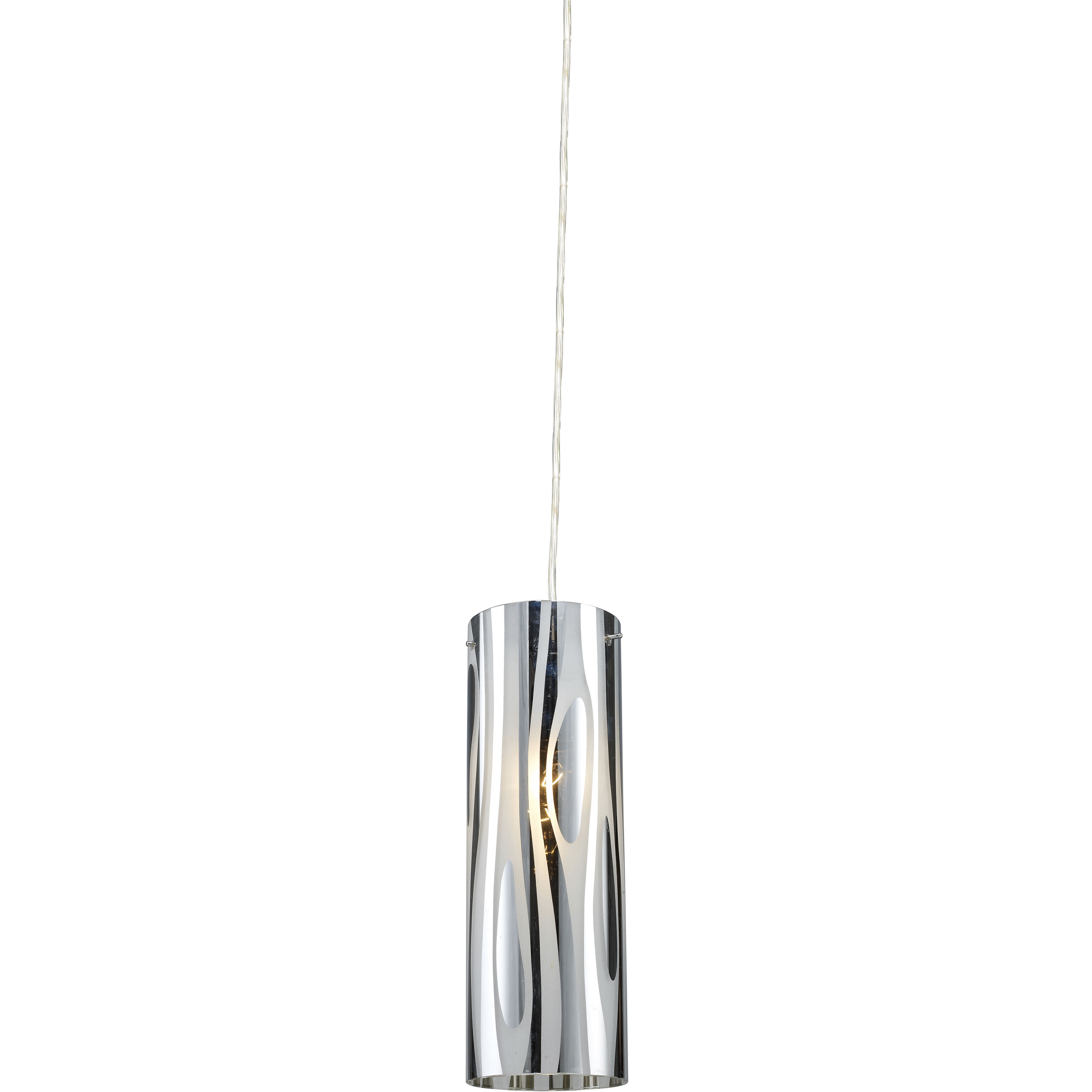 Chromia 1 Light 4 inch Polished Chrome Mini Pendant Ceiling Light