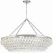 Calypso 8 Light 40 inch Polished Chrome Chandelier Ceiling Light