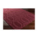 Metro 72 X 72 inch Dark Red Indoor Area Rug, Round