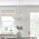 Marselle 6 Light 24 inch Matte White Chandelier Ceiling Light